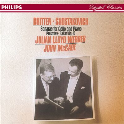 Britten and Shostakovich Sonatas for Cello and Piano